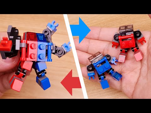 5M views! The most popular mini LEGO combiner robot on my channel! Super R&B #LEGO #moc #レゴ #レゴ合体ロボ