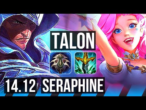 TALON vs SERAPHINE (MID) | Rank 1 Talon, 10 solo kills, Godlike | EUNE Grandmaster | 14.12