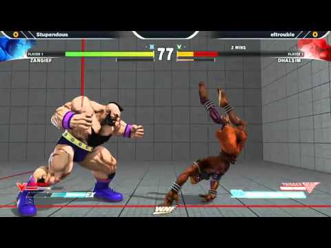 WNF SFV - Off Season 1.2 - Stupendous (Zangief) vs eltrouble (Dhalsim)