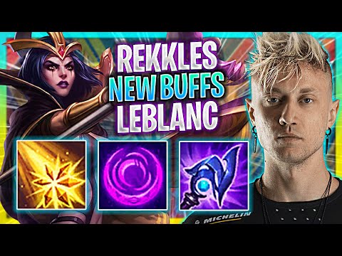 REKKLES TRIES NEW BUFFS WITH LEBLANC!  FNC Rekkles Plays Leblanc Mid vs Sylas!  Season 2023