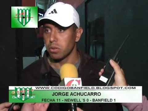 Jorge Achucarro: Newell's Old Boys 0 - Banfield 1 Clausura 2011 23/04/11
