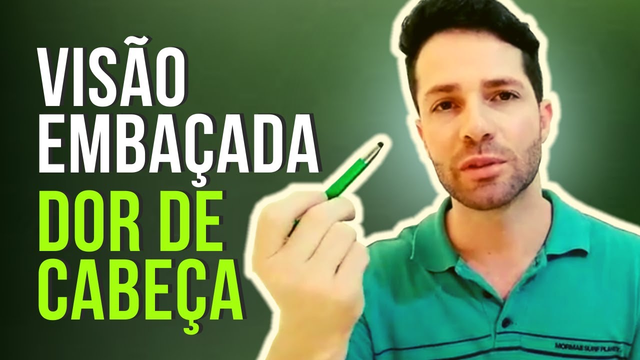 Visão Embaçada e Dor de Cabeça Você pode ter ASTIGMATISMO - SINTOMAS/CAUSAS