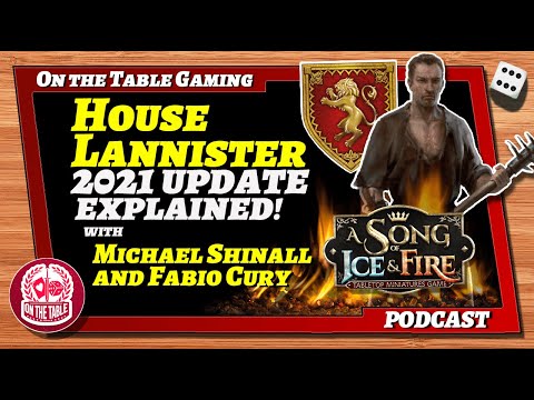 ASOIAF TMG Visions in the Flames 2021 Part  14: House Lannister Updates Revealed!