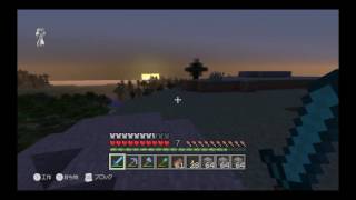 マインクラフトでサバイバル20　洞窟探検！！！