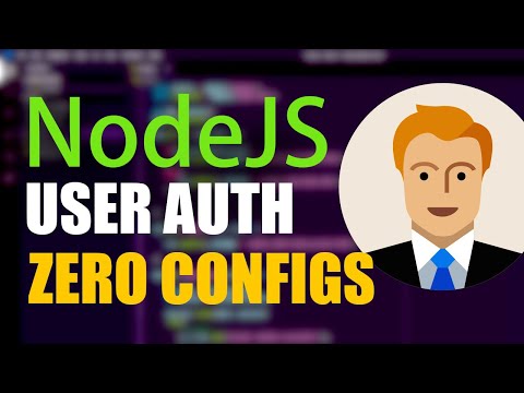 Node.js User Authentication Simplified - Signup, Login & Logout | Zero Configurations | SweetAuth