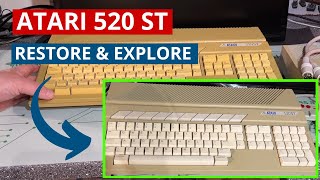 Video thumbnail for Atari 520 ST restoration and exploration - most yellowed Atari ever ? by Arctic retro