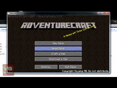 VGIreloaded - AdventureCraft 1.8.1 Minecraft MOD ITA Italian HD 720p Installation Guide