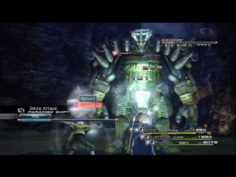 Final Fantasy XIII -  Boss 19  "Alexander" [HD]