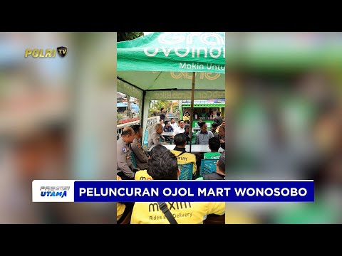 POLRES WONOSOBO LUNCURKAN OJOL MART BANTU KEBUTUHAN MASYARAKAT