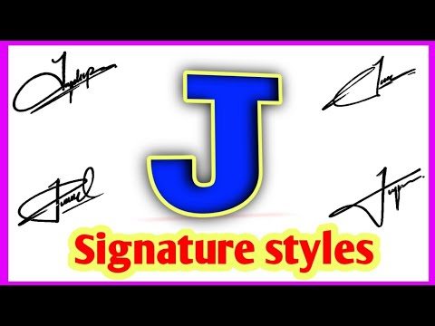 J signature style | Signature style of my name J  | J signature | Signature
