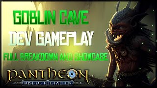 PANTHEON MMO'S ⛰️ GOBLIN CAVE ADVENTURES GAMEPLAY BREAKDOWN (Developer Showcase, Combat, Mechanics)