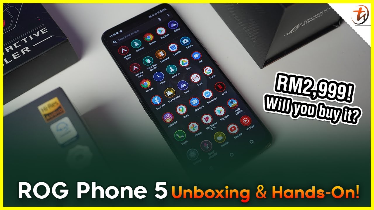 ROG Phone 5 is finally here! Bigger! Stronger! More Powerful! | Unboxing & Hands-On!