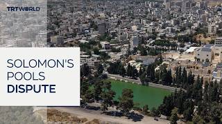 Video: Palestinians rally to protect Prophet Solomon pools from illegal settlers | TRT World