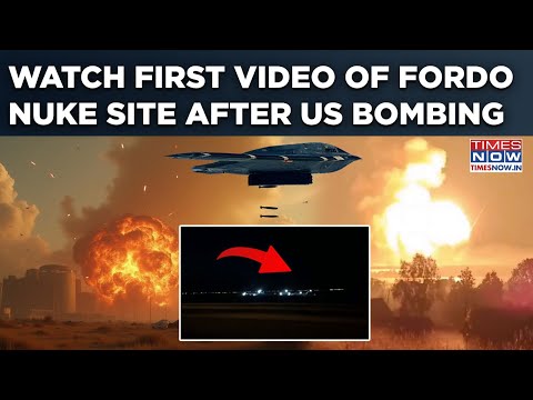 US Bombs Fordo: 1st Visuals Out After 5-6 Bunker-Busters Dropped On Iran's Key Nuclear Sites, Watch
