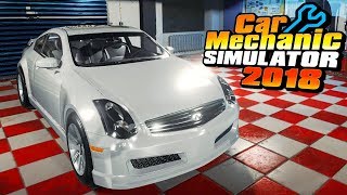 2002 Infiniti G35 | Body Kits + Build Your Own Engine? | Car Mechanic Simulator 2018