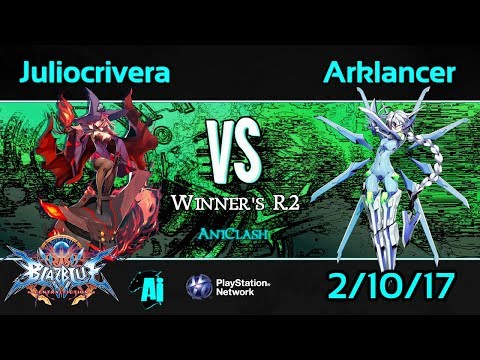 AniClash 59 - Juliocrivera (Nine) vs. Arklancer (Nu, Mu) Winner's R2 - BBCF Blazblue CF