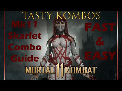 Mk11 Tasty Kombos #4 - Skarlet Combo Guide!