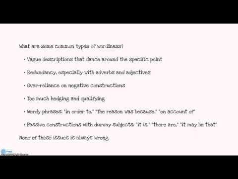 CC-Style & Grammar: Wordiness (CC-Style & Grammar: Wordiness)
