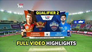 DC vs SRH Full Highlights • IPL 2020 Qualifier 2 Delhi vs Hyderabad