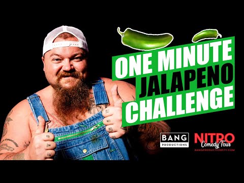 COMEDIAN CATFISH COOLEY: ONE MINUTE JALAPENO CHALLENGE #COMEDY #FUNNY #LAUGH