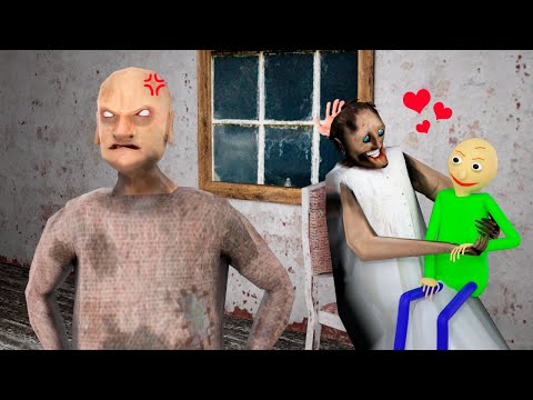 Granny vs Baldi vs Grandpa love story