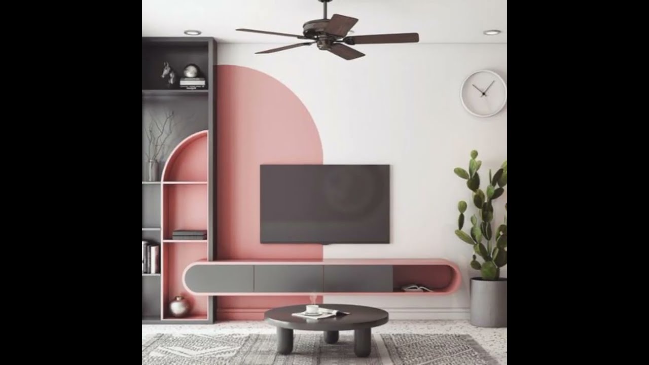 100 Modern living room tv cabinet design 2023 TV unit Design | Home interior wall decorating ideas 1