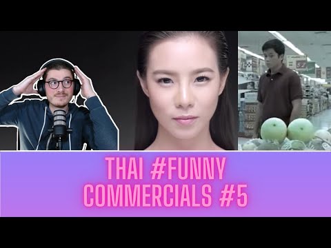 Farang (German) react to Thai #FUNNY Commercials #5 in English