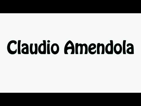 Learn How To Pronounce Claudio Amendola