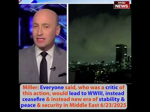 Former Biden NSC: extremely high marks; Speaker: big sigh of relief; Miller: Everyone said to WWIII