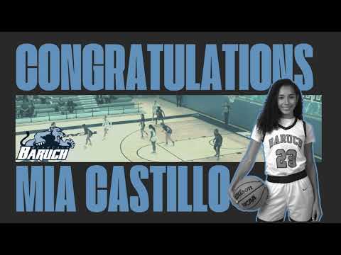2024: Mia Castillo Breaks Baruch Women's Basketball Scoring Record