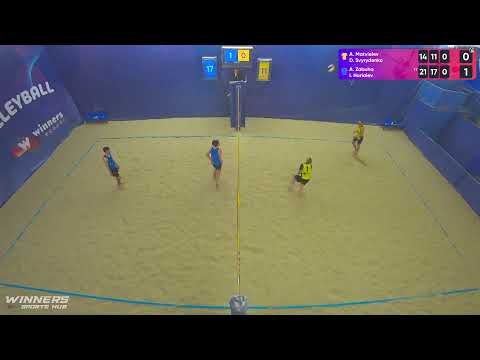 11:05 A. Matvieiev / D. Svyrydenko - A. Zabuha / I. Horiaiev 17.04.2023 | Winners Beach Volleyball