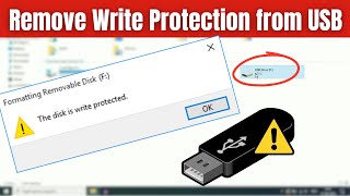 Remove Write Protection from USB Drive | "The disk is write protected"