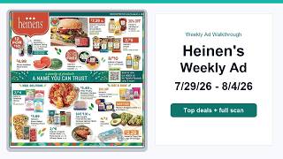 Heinen's Weekly Ad (7/29/26 - 8/4/26) Top 10 Deals