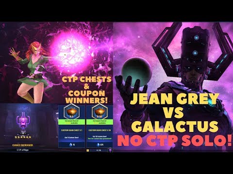 T3 Jean Grey (House Of X Marvel Girl) VS GALACTUS GBR SOLO / RAGE CTP CHESTS & Coupons Winners!-MFF