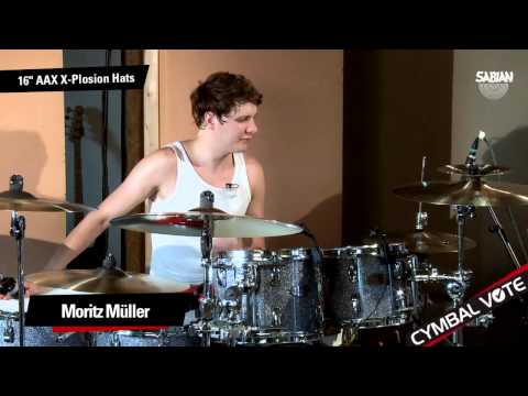 CYMBAL VOTE - Moritz Müller Reviews the 16" AAX X-Plosion Hats