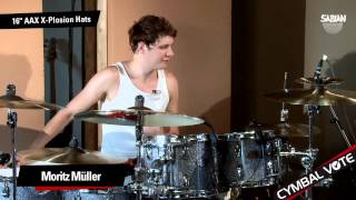 Video thumbnail for CYMBAL VOTE - Moritz Müller Reviews the 16" AAX X-Plosion Hats by SABIAN Cymbals