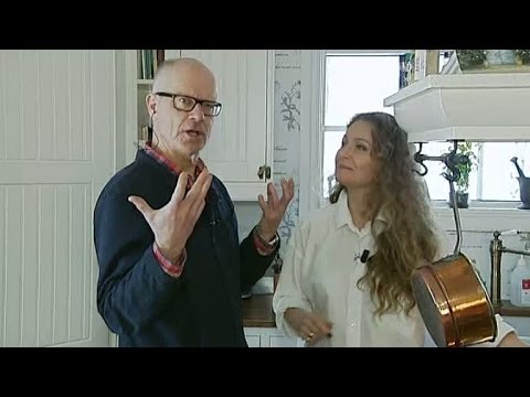 Lelle knackar på hos Yvonne Ryding - Nyhetsmorgon (TV4)
