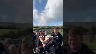 Funeral gets unexpectedly funny 😲✝️💐 #shorts