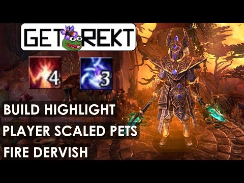 [HC] Grim Dawn Build Guide - Guardian & Blade Spirit Dervish, fire player scaled pets