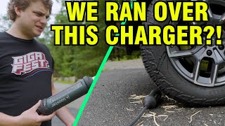 Can this EV Charger Survive Being Run Over? | J+ BOOSTER 2 Portable Charging Station Review