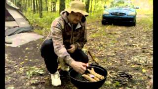 Kaz vs Wild Season 2, Day 2 Survival Practice in a heavy downpour