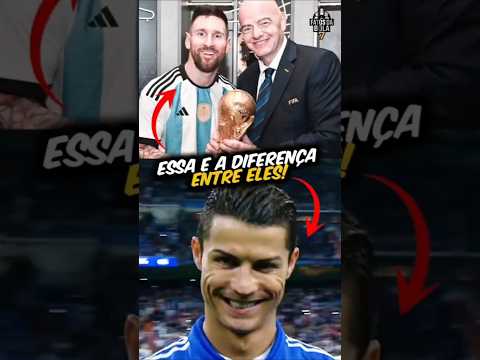 Essa E a Diferença Entre Cr7 E Messi! 🔥😱