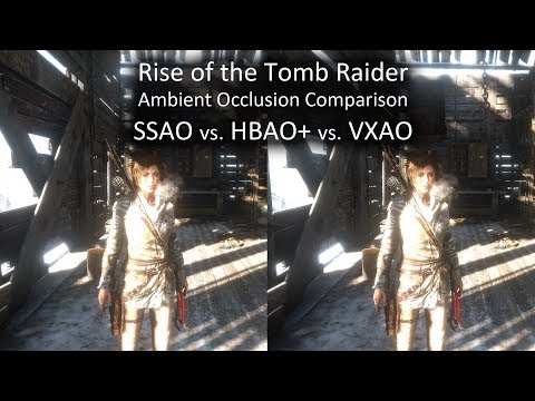 Rise of the Tomb Raider new AO comparison (HBAO+, VXAO)