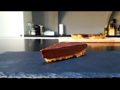Easy No Bake Chocolate Tart | Nolyns Kitchen