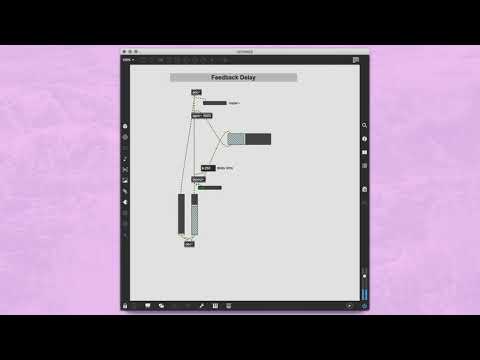 MaxMSP tutorial: 4 easy delays with tapin~ & tapout~