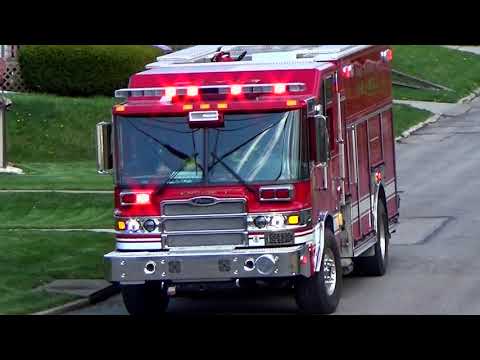 Siren Filled Emergency Fire Apparatus Response To A Porch Fire Hometown Heros Live rescue Style