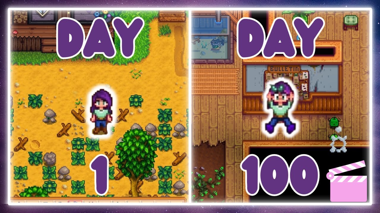 I Played 100 Days in Stardew Valley 1.6