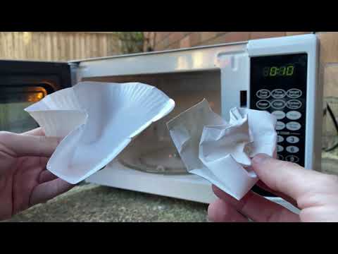 YouTube video about: Can you put paper plates in a microwave?