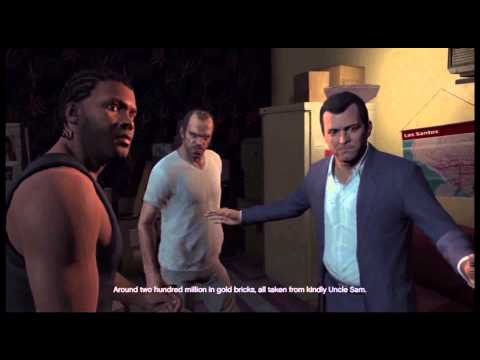 Grand Theft Auto 5 (GTA5) Playthrough (PS3) Part 77 - Casing A Super Bank