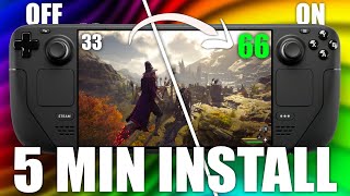 New Frame Gen Mod for Steam Deck is AMAZING